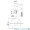 Paffoni Mieszacz podtynkowy Stick chrom SK010CR